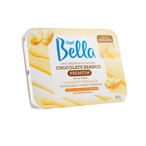 Cera-Depilatoria-Depil-Bella-Chocolate-Branco---800g