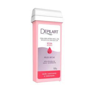 Cera-Depilatoria-Depilart-Roll-On---Rosa---100g