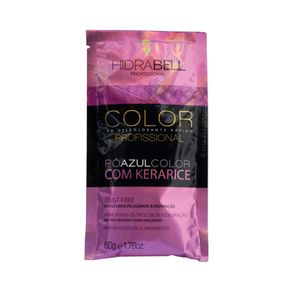 Po-Descolorante-Azul-Color-Com-Kerarice-Dust-Free-Hidrabell-50g