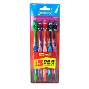 Escovas-De-Dentes-Jadefrog-Pop-Max-Macia---Leve-5-E-Pague-Menos