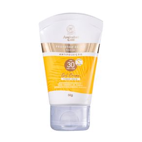Australian-Gold-Antipoluicao-Gel-Creme-Toque-Seco-Fps30-Protetor-Solar-Facial---50g