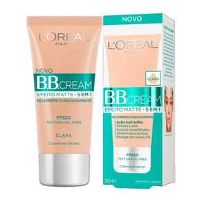 Bb-Cream-Efeito-Matte-5-Em-1-Clara-Fps50-L¿Oreal-30ml