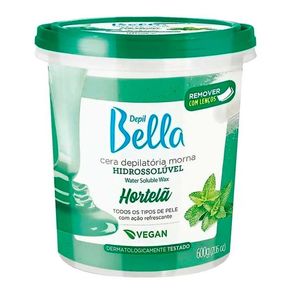 Cera-Hidrossoluvel-Hortela-Vegan-Depil-Bella