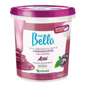 Cera-Hidrossoluvel-Acai-Vegan-Depil-Bella