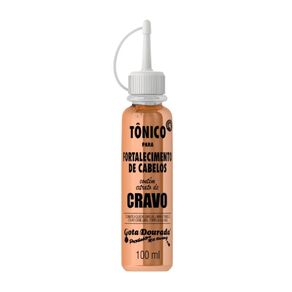 Tonico-Capilar-Para-Fortalecimento-Extrato-De-Cravo-Gota-Dourada--100ml