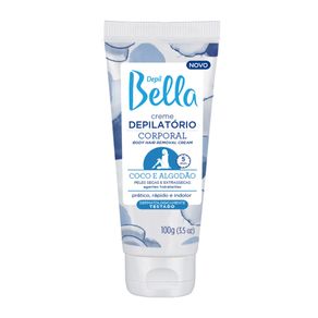 Creme-Depilatorio-Corporal-Coco-E-Algodao-Depil-Bella-100g