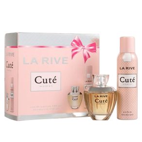 Kit-Coffret-Cute-La-Rive-Eau-De-Parfum-100ml---Desodorante-Spray-Corporal-Feminino-150ml