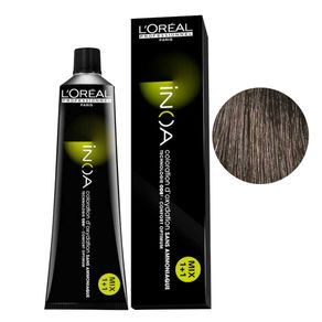 Coloracao-Inoa-6.1-Louro-Escuro-Acinzentado-Sem-Amonia-L-Oreal-Professionnel