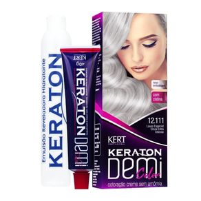 Kit-Tonalizante-Demi-Color-12.111-Louro-Especial-Cinza-Extra-Intenso-Keraton