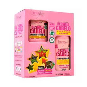 Kit-Forever-Liss-Desmaia-Cabelo-Shampoo-300ml---Mascara-200ml