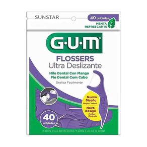 Fio-Dental-G.U.M-Flossers-Ultra-Deslizante-40-Unidades