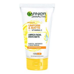 Limpeza-Facial-Garnier-Skin-Uniform---Matte-120g