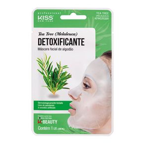 Mascara-Facial-Kiss-Ny-De-Algodao-Tea-Tree-Detoxificante