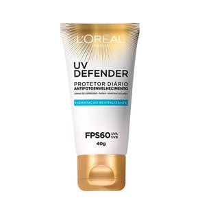 Protetor-Solar-Facial-Uv-Defender-Hidratacao-Revitalizante-Fps60-L’Oreal-Paris-40g