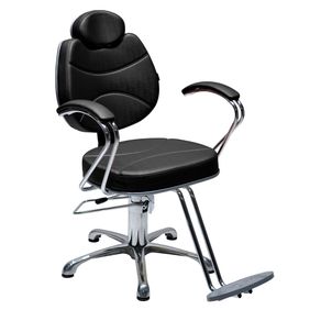 Poltrona-Reclinavel-Splendore-Preto-Acetinado-Base-Aluminio-Terra-Santa