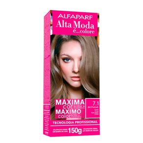 Coloracao-Creme-Alta-Moda-7.1-Louro-Cinza-Alfaparf-150g