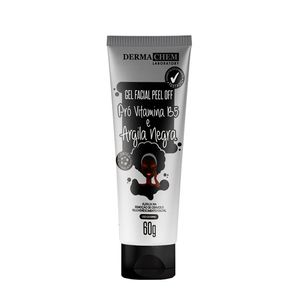 Gel-Facial-Peel-Off-Pro-Vitamina-B5-E-Argila-Negra-Dermachem-60g