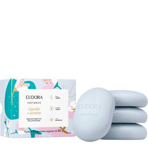 Kit-Sabonetes-Em-Barra-Cremoso-Algodao-E-Jasmim-Instance-Eudora-4-Unidades-80g