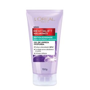 Gel-De-Limpeza-Facial-Revitalift-Hialuronico-Antioleosidade-L’Oreal-150g