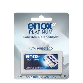 Laminas-De-Barbear-Alta-Precisao-Platinum-Enox-10-Unidades