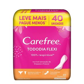 Protetor-Diario-Tododia-Flexi-Sem-Perfume-Carefree-40-Unidades