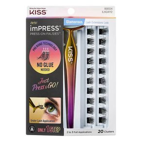 Cilios-Posticos-Autocolantes-Impress-Press-On-Falsies-Glamorous-Kiss-New-York
