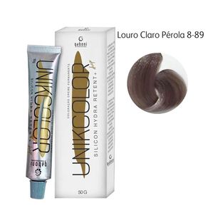 Coloracao-Creme-Permanente-Unikcolor-8-89-Louro-Claro-Perola-Gaboni-50g