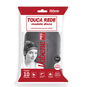 Touca-Rede-Vabene-Nylon-Preta---Pacote-Com-10-Unidades