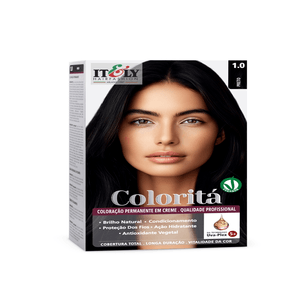 Tint-Itely-Colorita---Cor-1.0-Preto-Coloracao-Permanente-Formula-Nutritiva-Cobertura-Dos-Fios-Brancos.