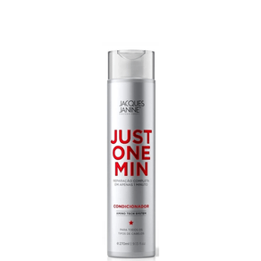 Condicionador-Jacques-Janine-Just-One-Min-270ml---Hidratacao-Rapida-Para-Todos-Os-Tipos-De-Cabelo.