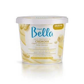 Cera-Depilatoria-Bella-Micro-Ondas-Chocolate-Branca---100g