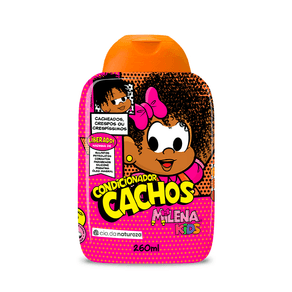 Condicionador-Milena-Kids-Cachos-260ml---Hidratacao-E-Definicao-Para-Cabelos-Cacheados-Infantis.