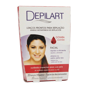 Folhas-De-Depilacao-Pronta-Para-Uso-Facial-Goiaba-10-Unidades---Depilart
