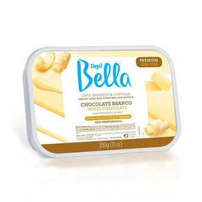 Cera-Depilatoria-Depil-Bella-Chocolate-Branco-200g