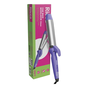 Modelador-De-Cachos-Ricca-Star-Wave-32mm-Bivolt-Ref-5408